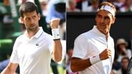 Novak Djokovic and Roger Federer